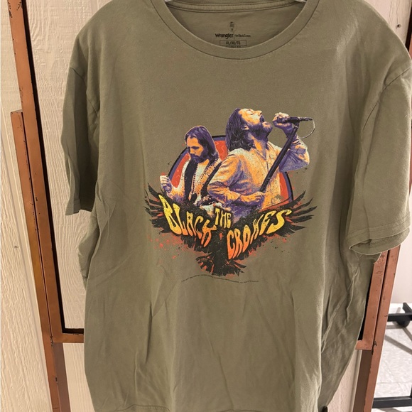 Officially licensed The Black Crows concert T size XL. Short sleeve. Green.Music - Picture 1 of 7